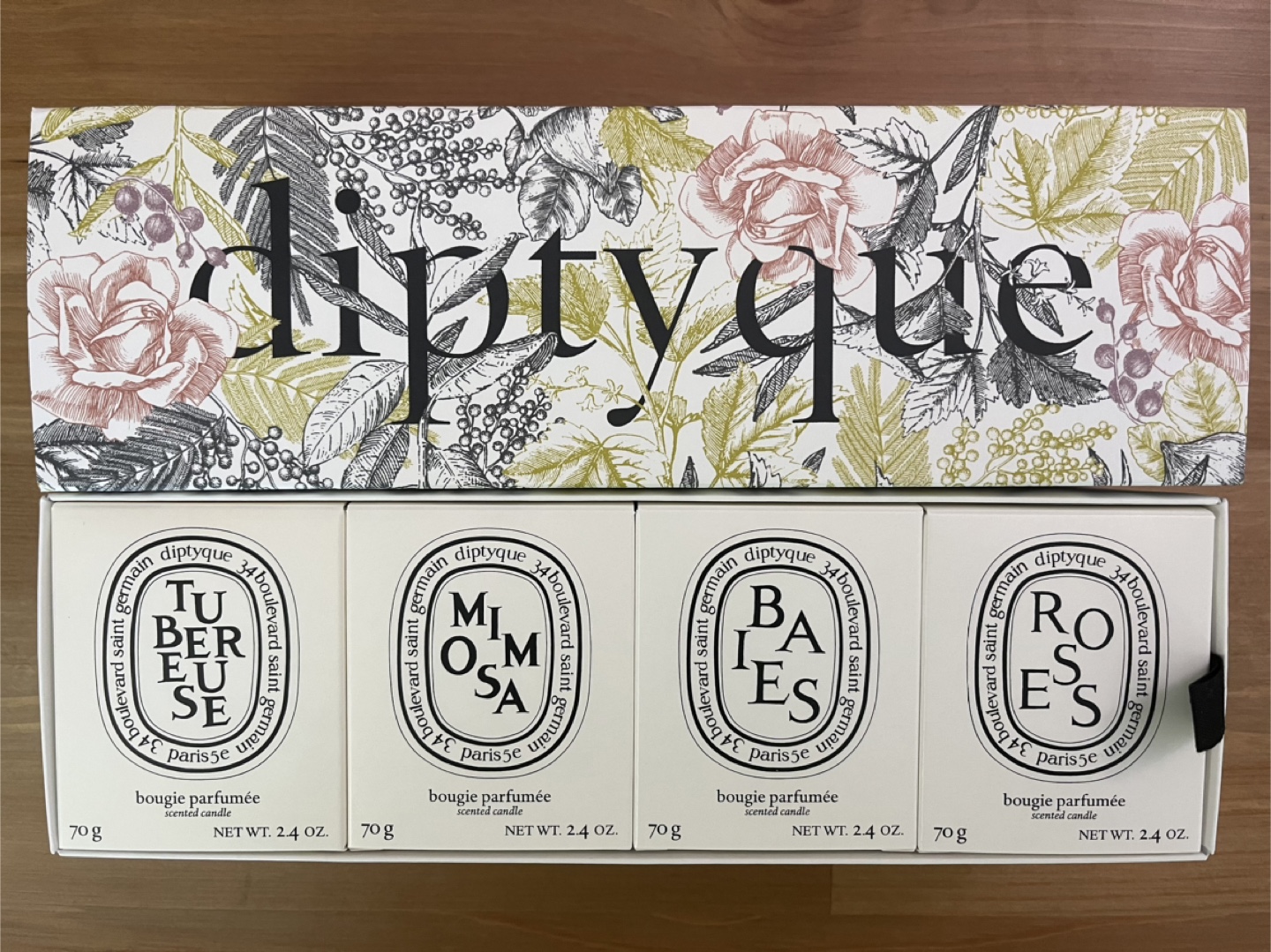 Diptyque 4-piece Candle Gift Set (4 x 70g)