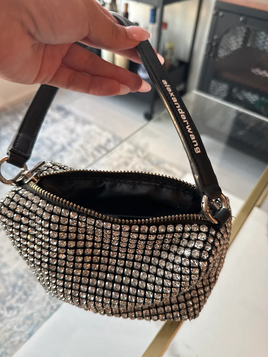 Authentic Alexander Wang Rhinestone Mini Bag thumbnail
