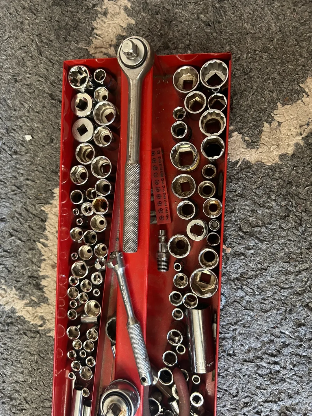 Socket Set with Red Case thumbnail