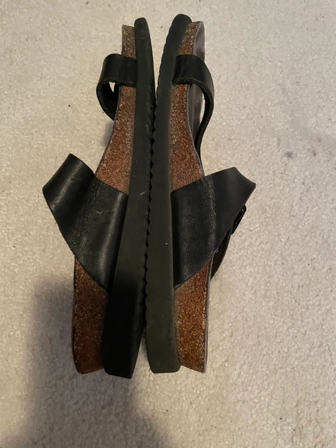 Mephisto Helen Black Leather Sandals image indicator(2)