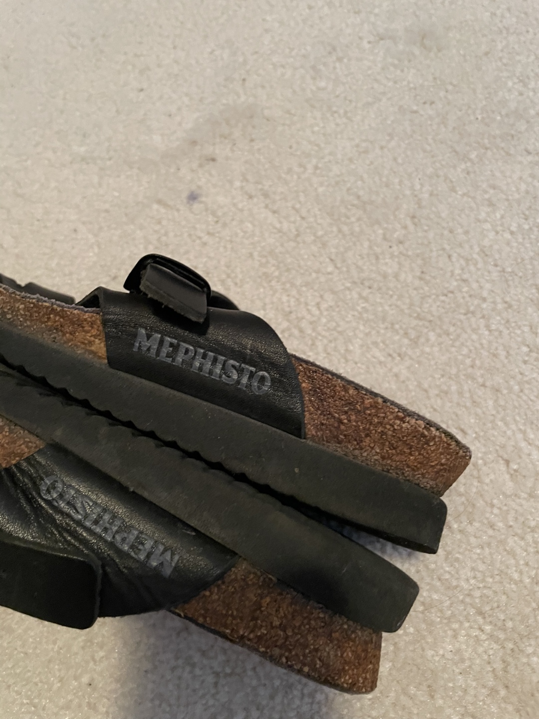 Mephisto Helen Black Leather Sandals - photo 4