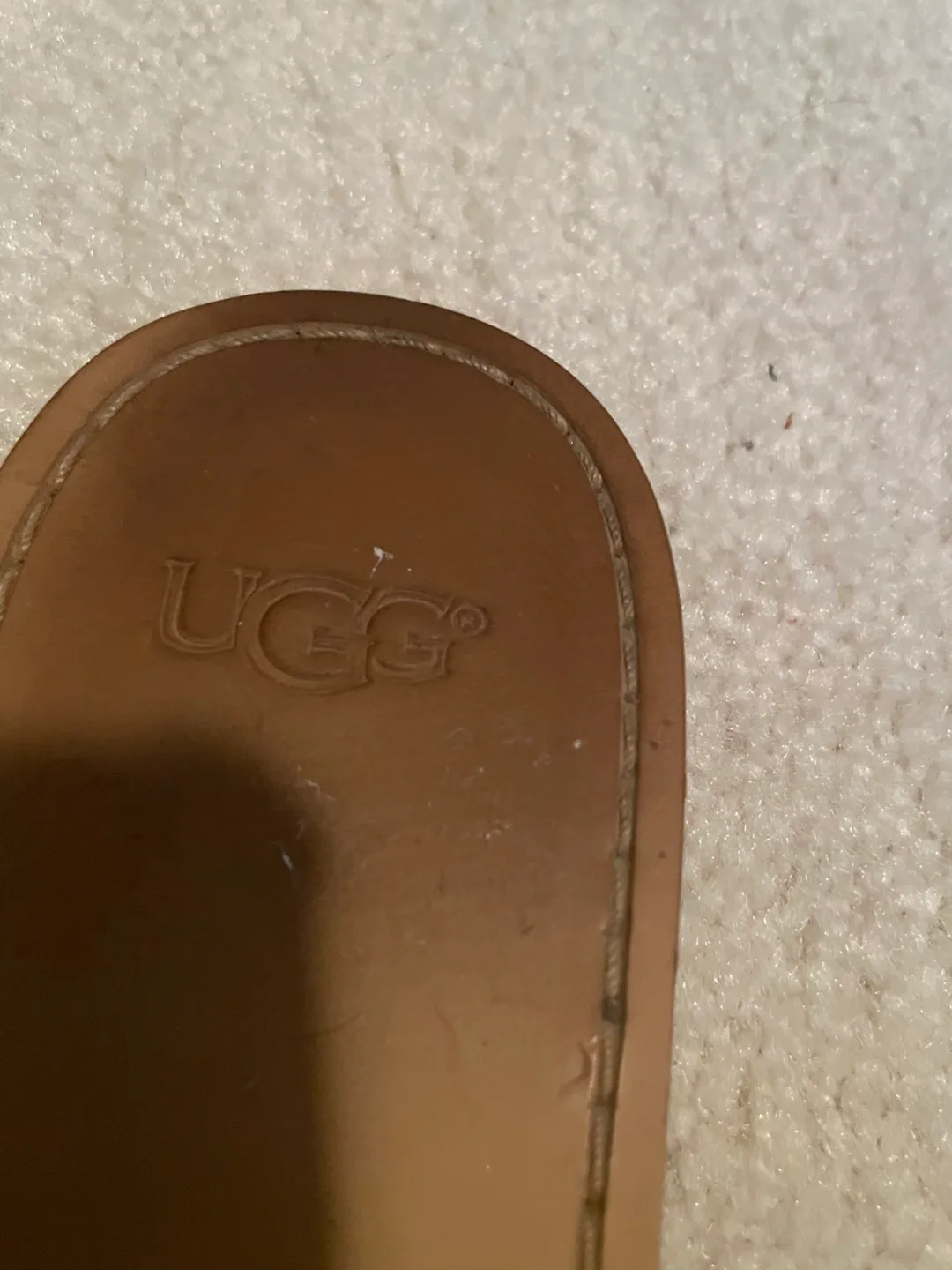 UGG Brown Leather Sandals image indicator(2)