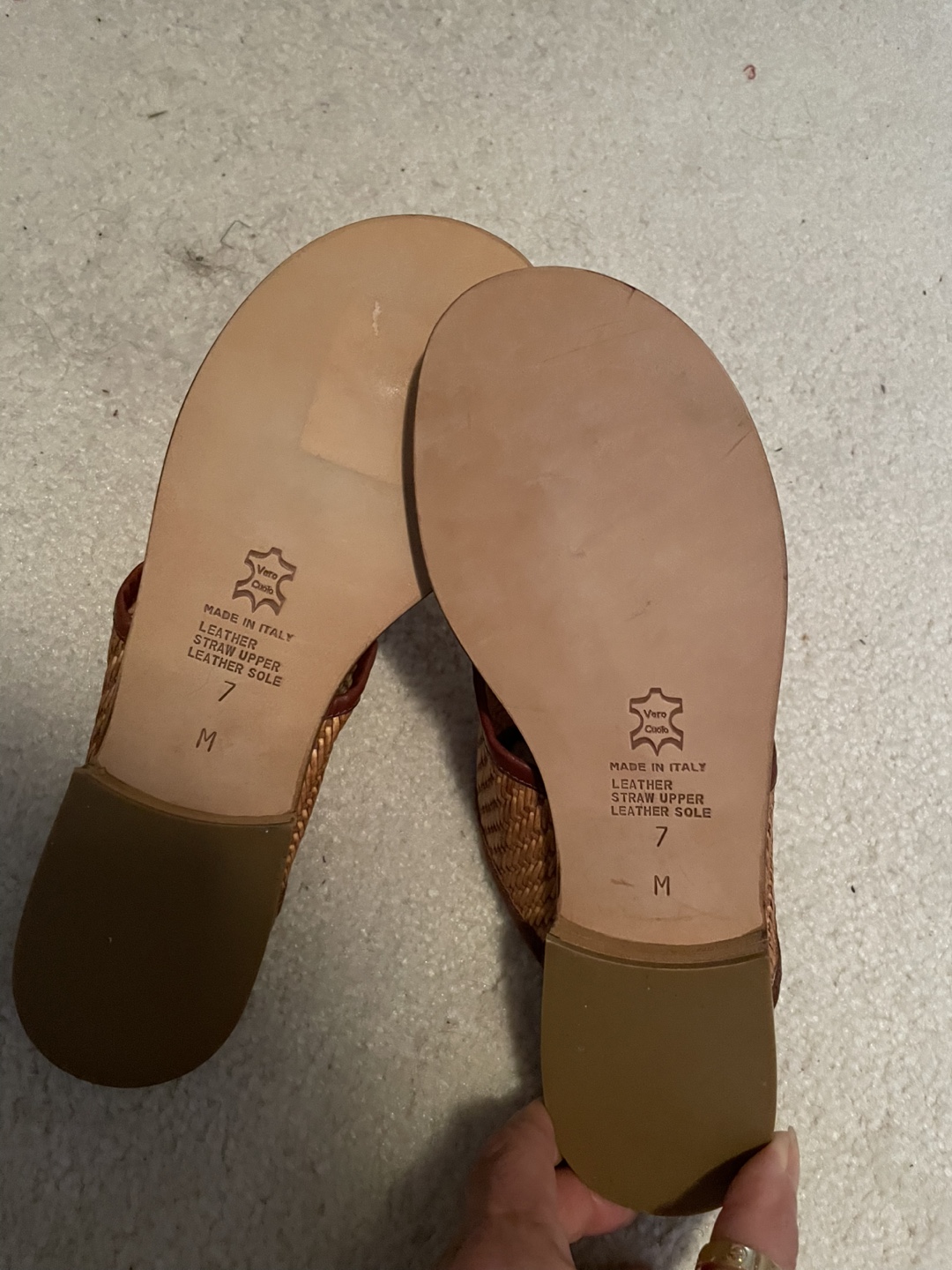 Talbots Woven Thong Sandals - Size 7 - photo 3
