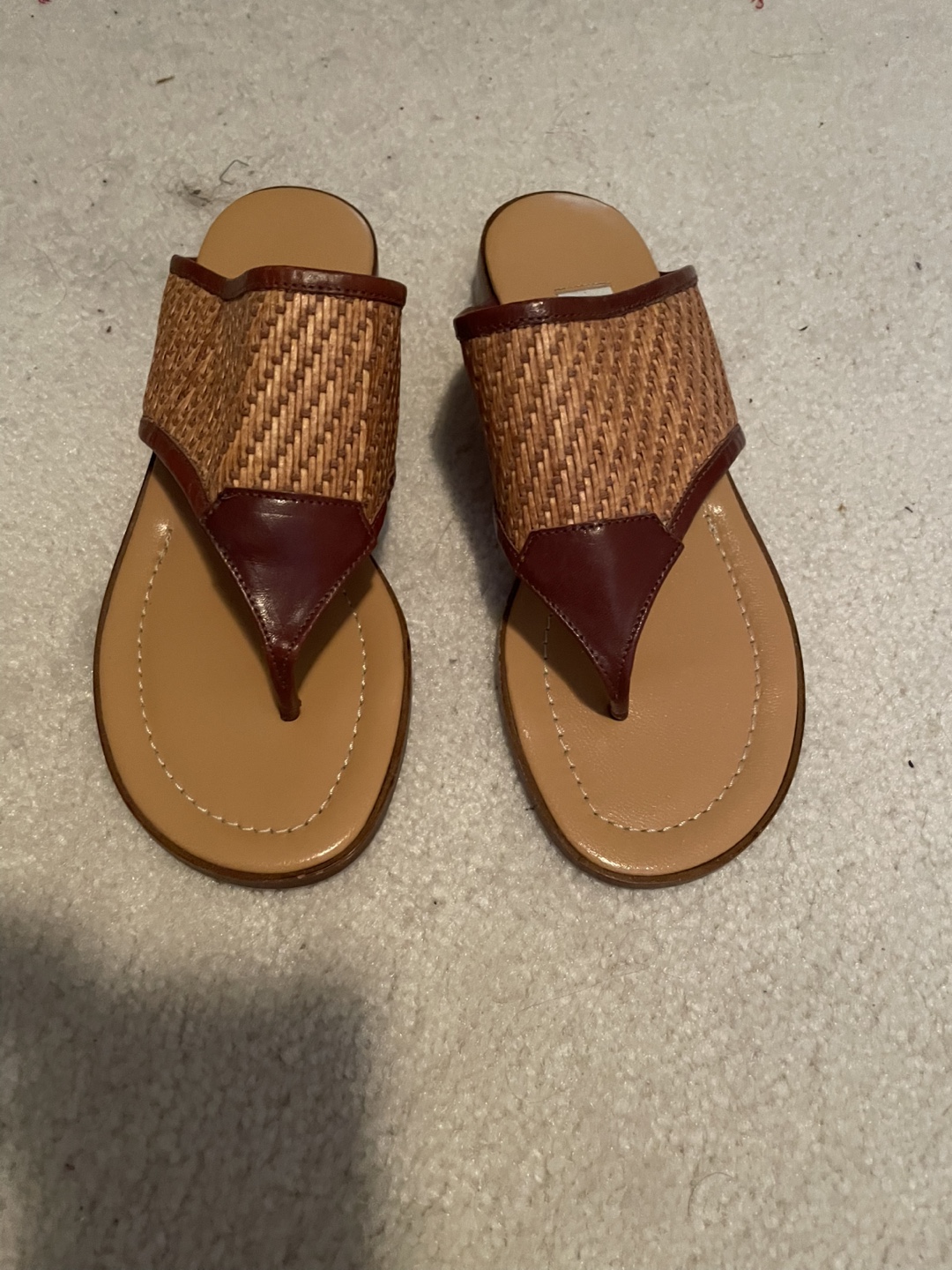 Talbots Woven Thong Sandals - Size 7 - photo 2