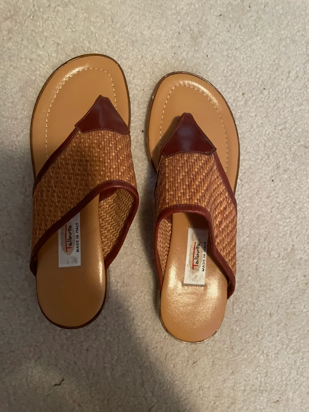 Talbots Woven Thong Sandals - Size 7 thumbnail