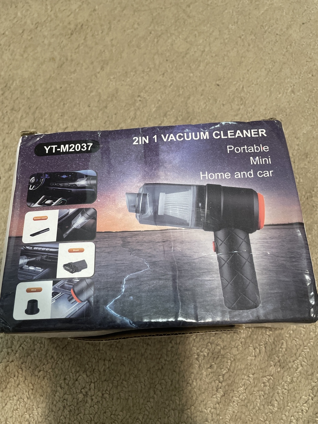 2 in 1 Portable Mini Vacuum Cleaner YT-M2037