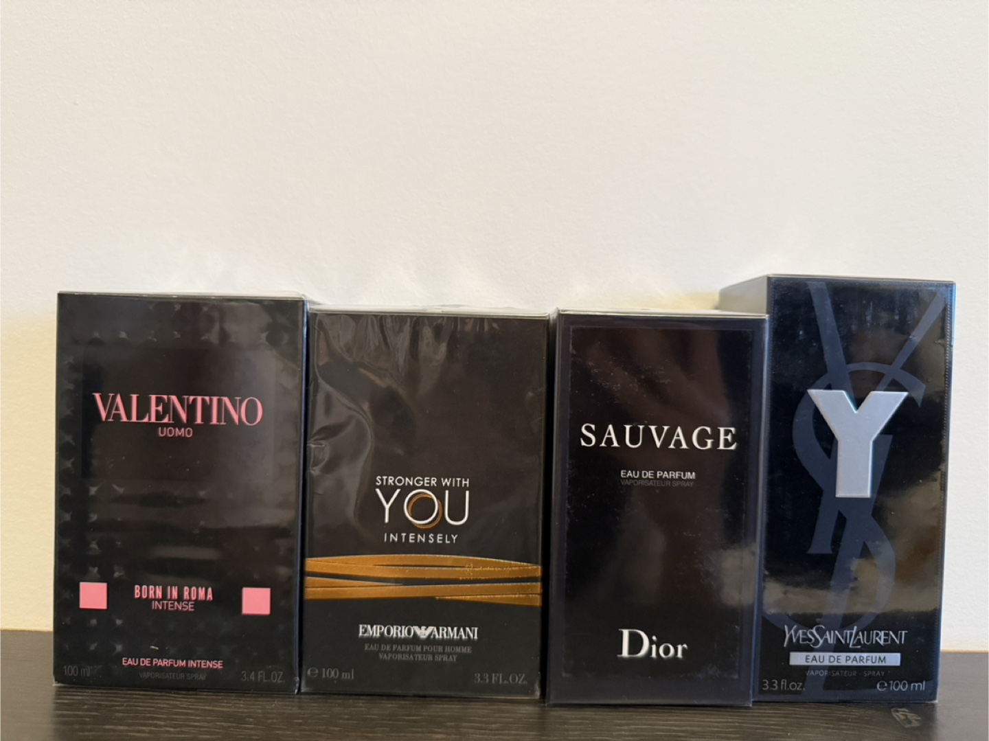 Valentino, Armani, Dior, YSL Perfume Set