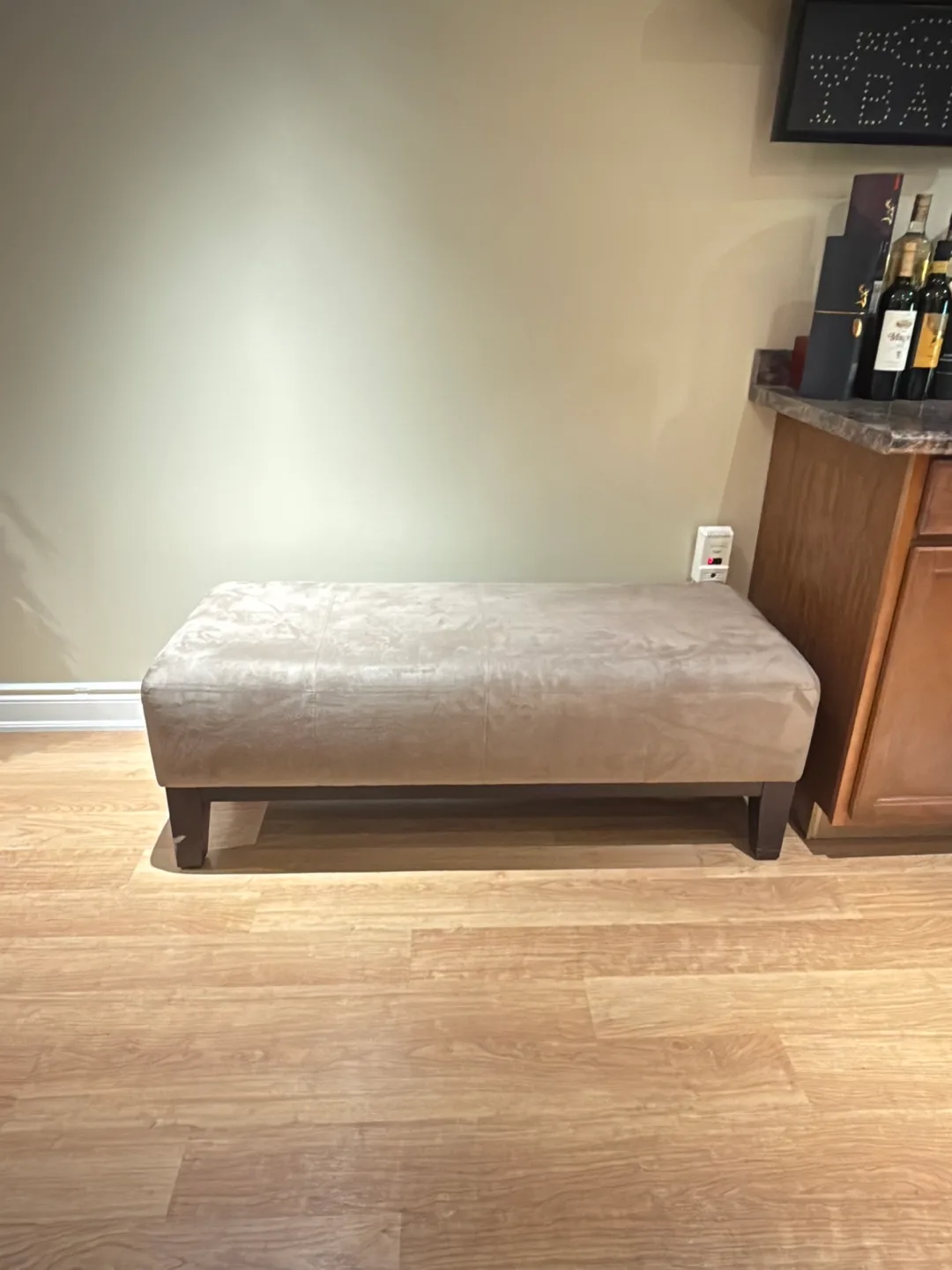 Beige Ottoman