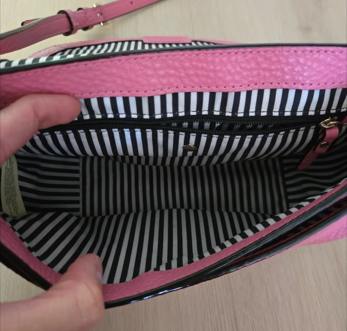 Kate Spade Pink Leather Crossbody Bag image indicator(5)