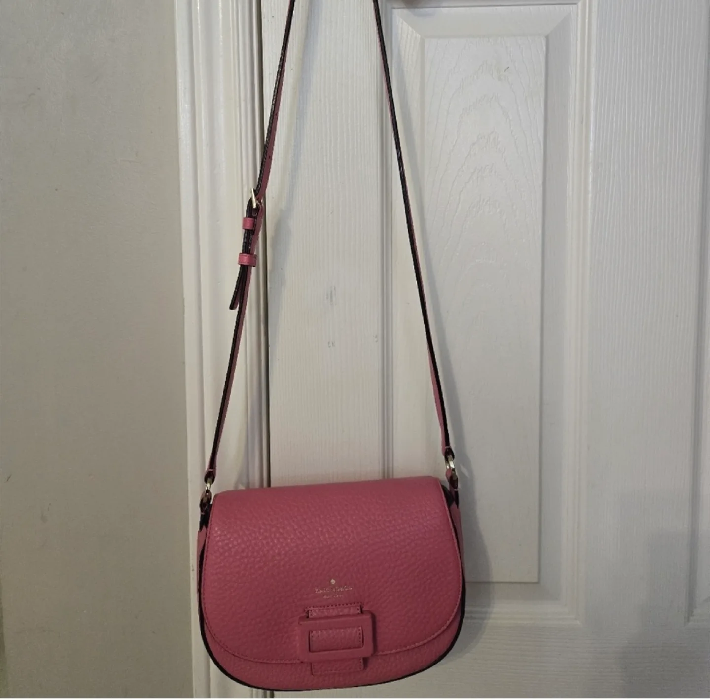 Kate Spade Pink Leather Crossbody Bag image indicator(8)