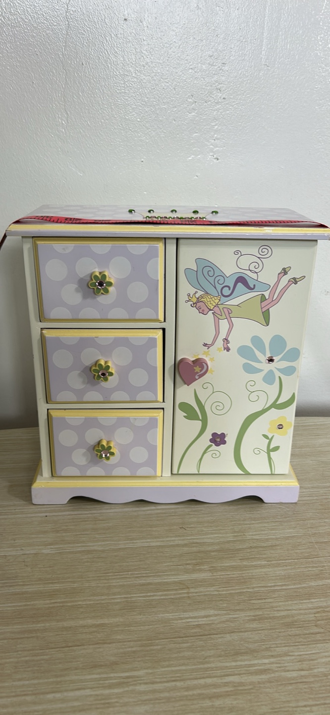 Kids' Wooden Jewelry Box