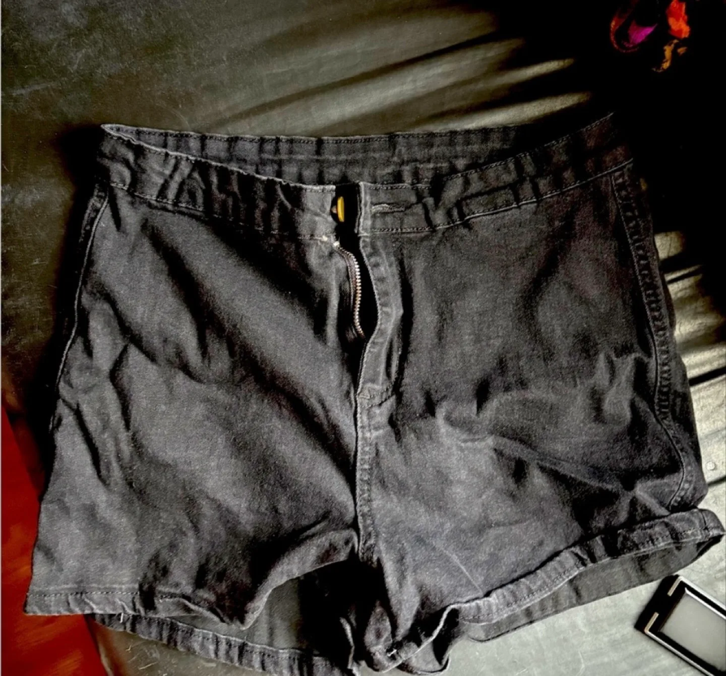 Black Denim Shorts thumbnail