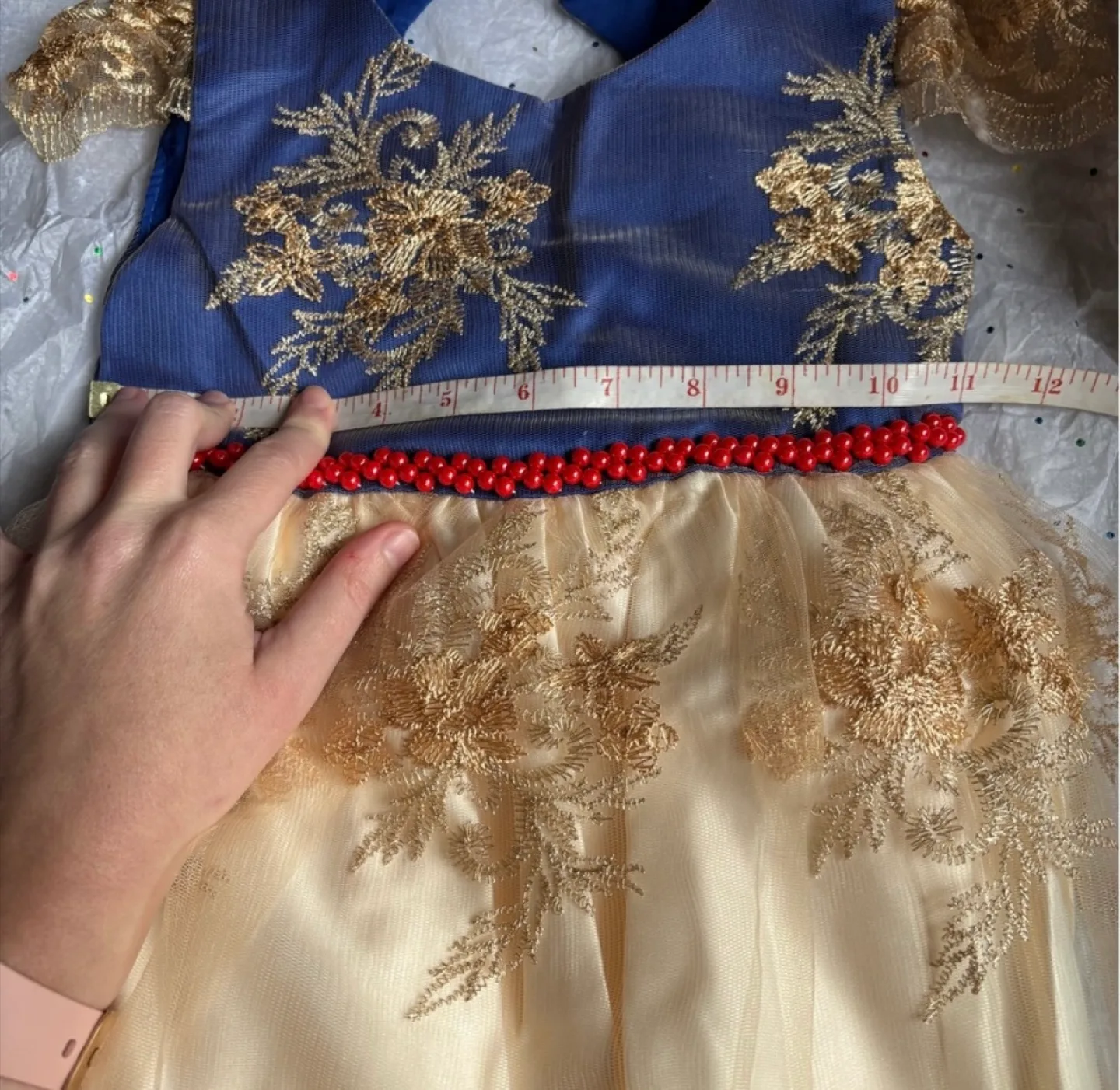 Baby girl princess-style dress. image indicator(3)