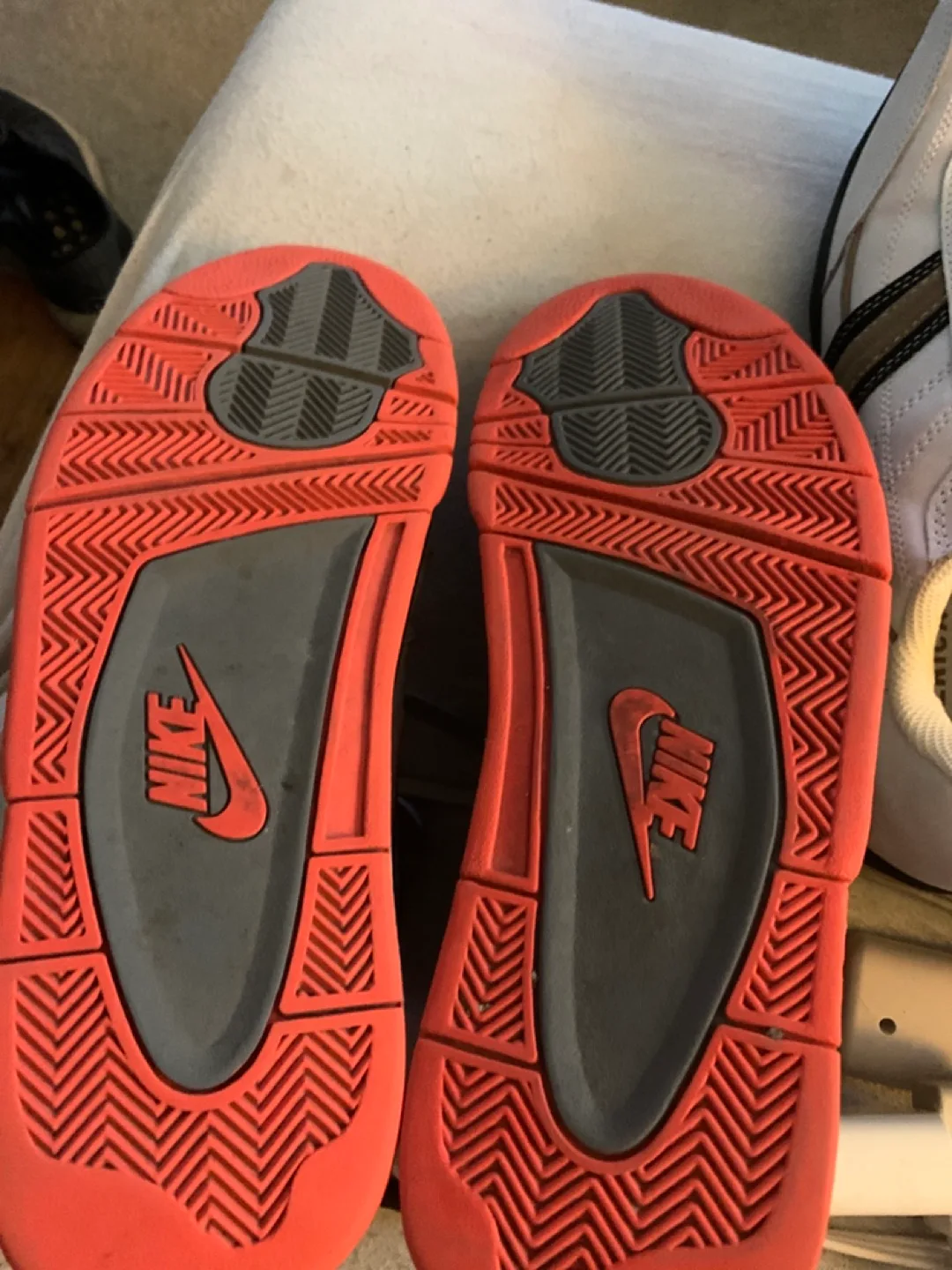 Nike Flight High Tops - Grey/orange image indicator(3)