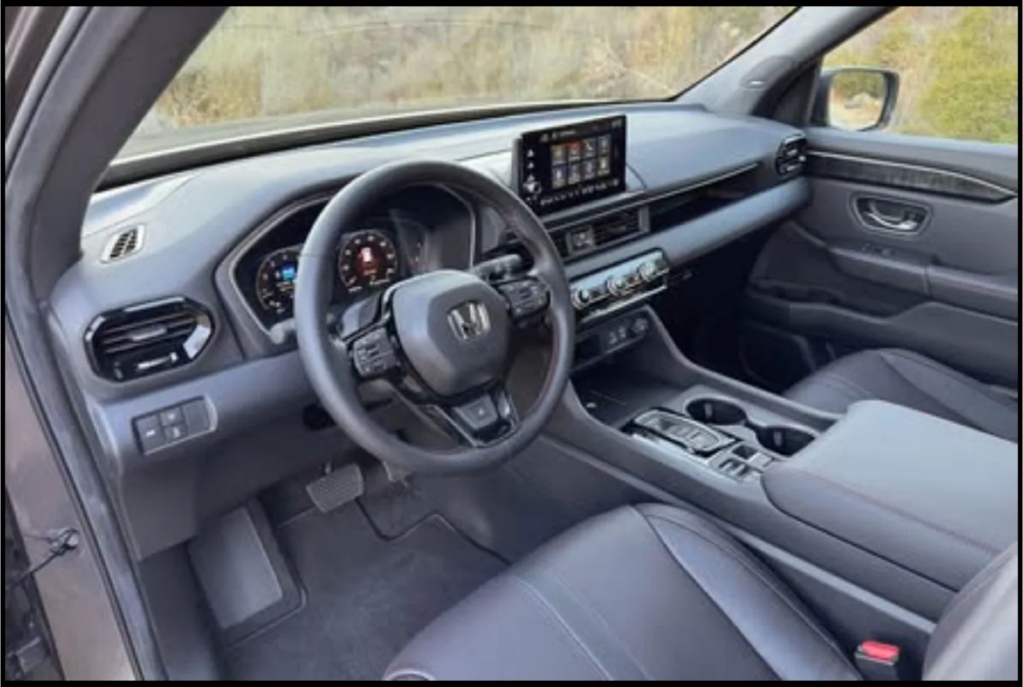 Honda pilot 2025 black edition car floor mats thumbnail