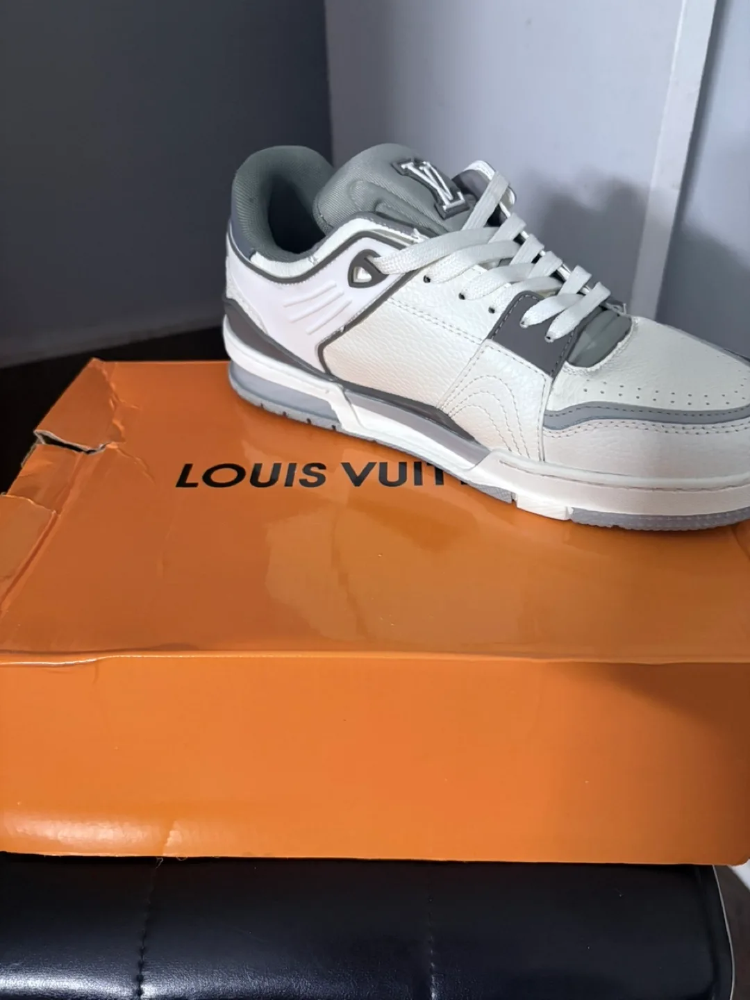 LV sneakers size 10 image indicator(5)