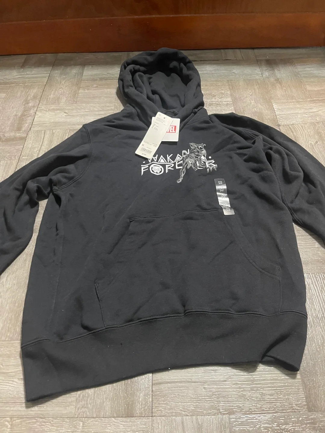Uniqlo Marvel Black Panther Hoodie - Size M thumbnail