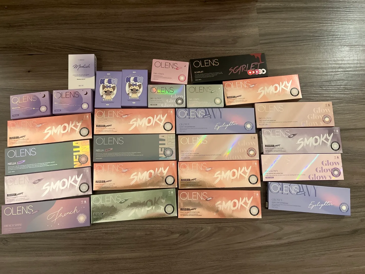 Olens coloured Lenses- brown, gray, blue, green thumbnail