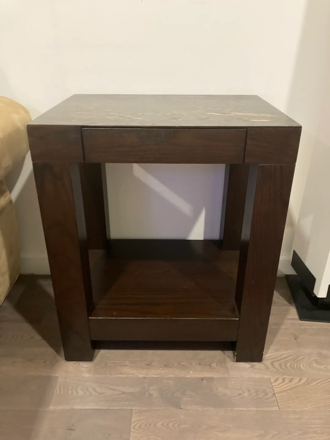 West Elm Parsons Side Table with Drawer thumbnail