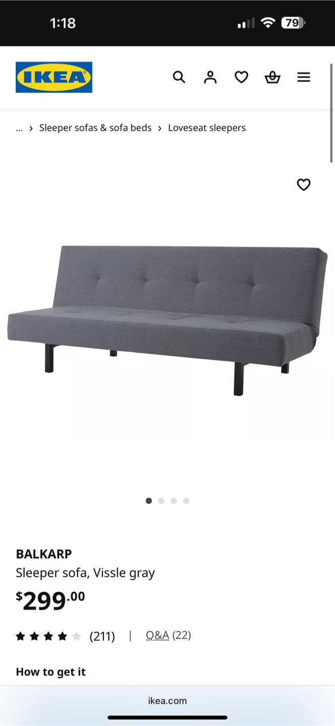 IKEA futon