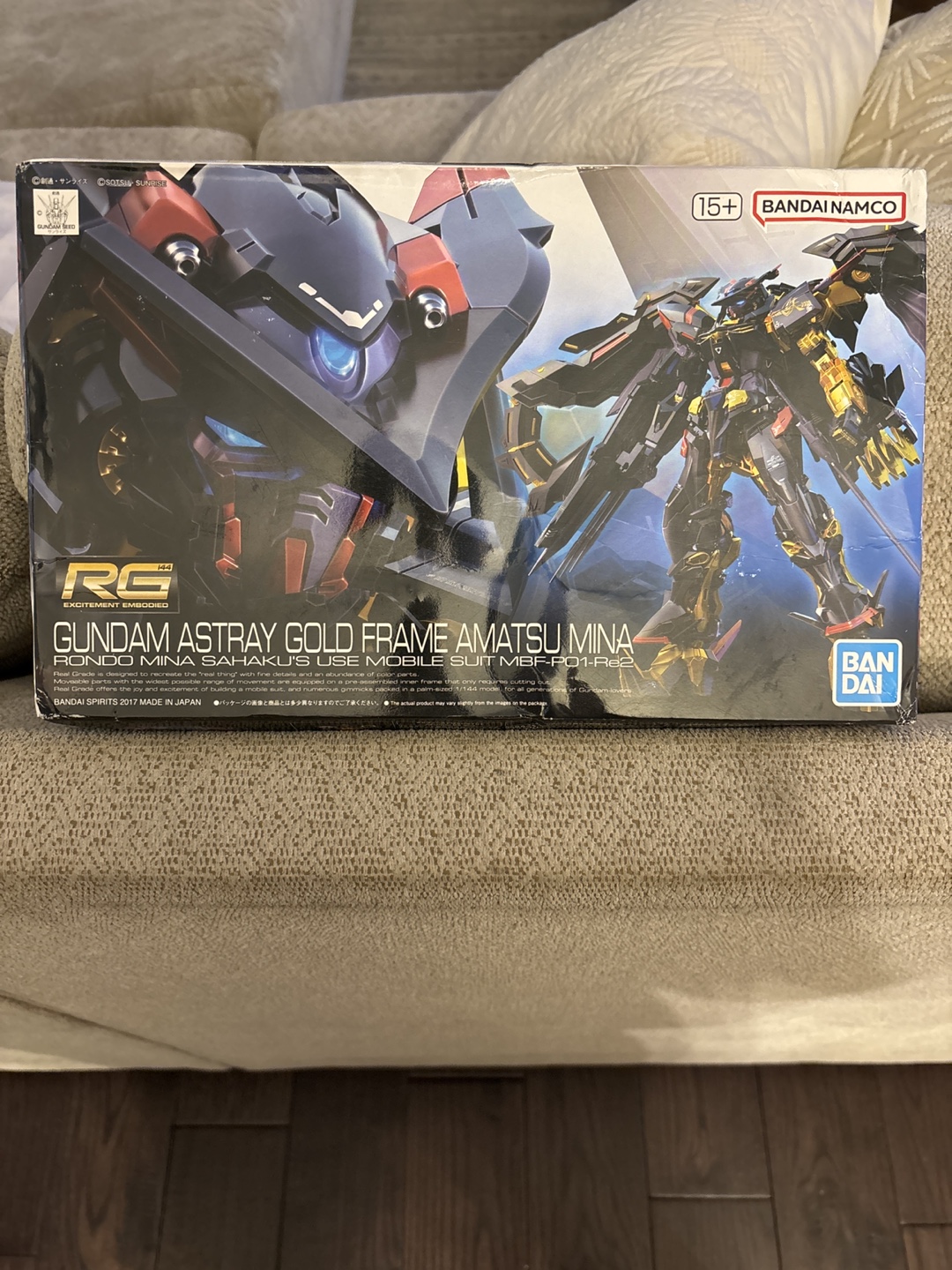 Bandai RG 1/144 Gundam Astray Gold Frame Amatsu Mina