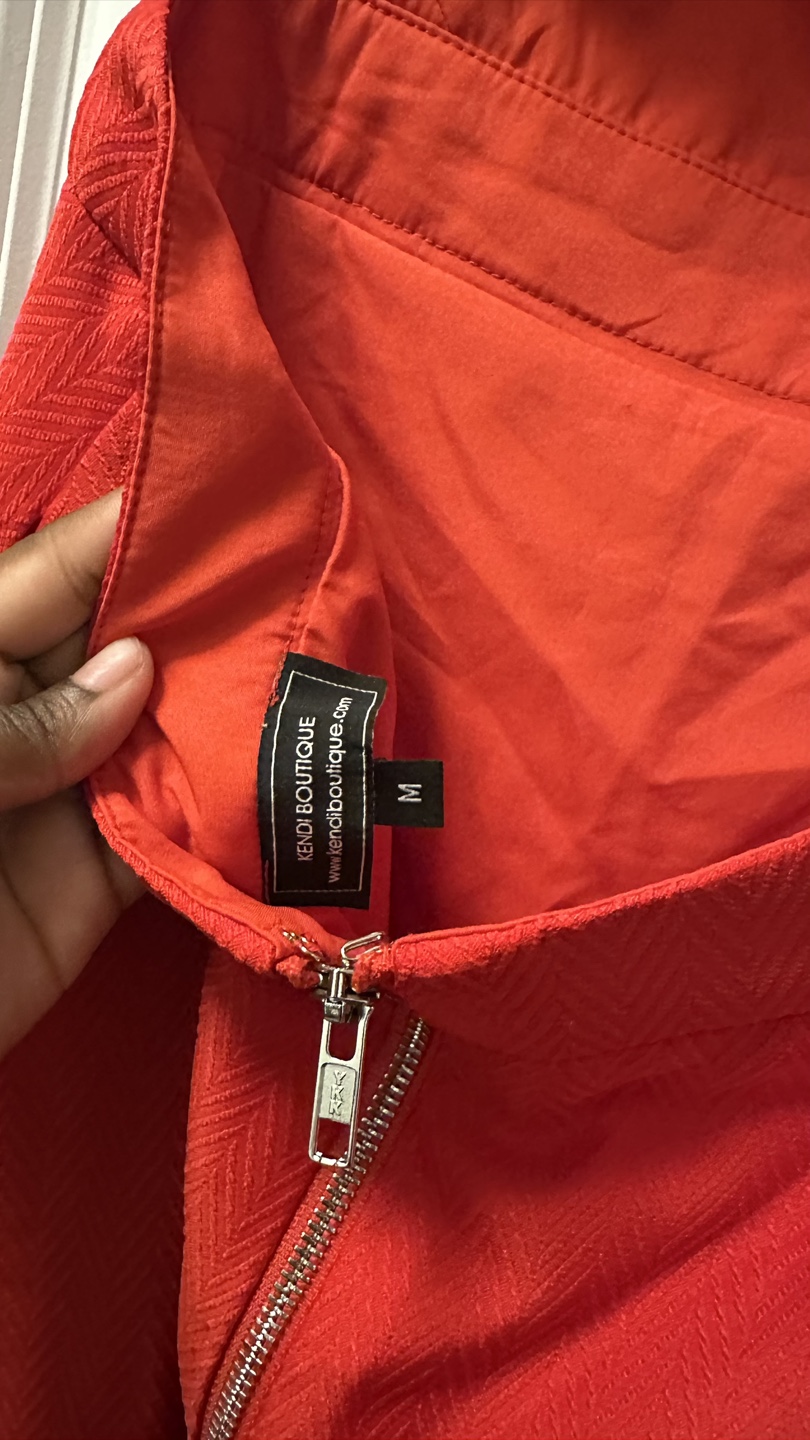 Kendii Boutique Red Dress - Size M - photo 3