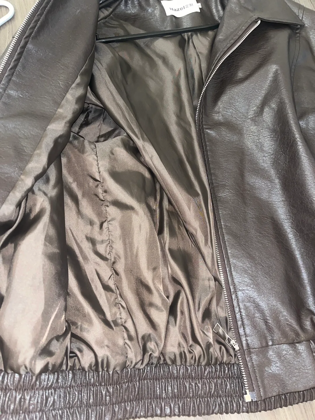 Double lined leather jacket image indicator(2)