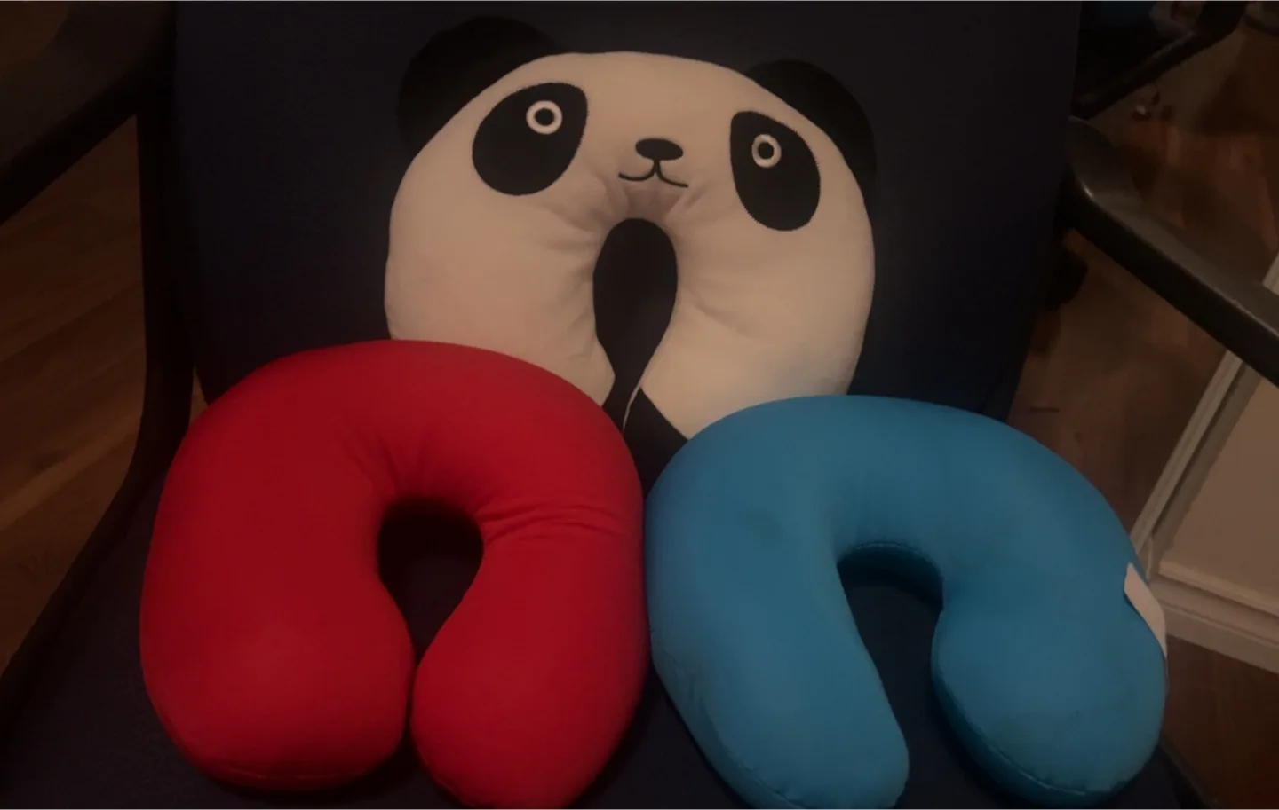 Neck Pillows - Panda, Red & Blue thumbnail