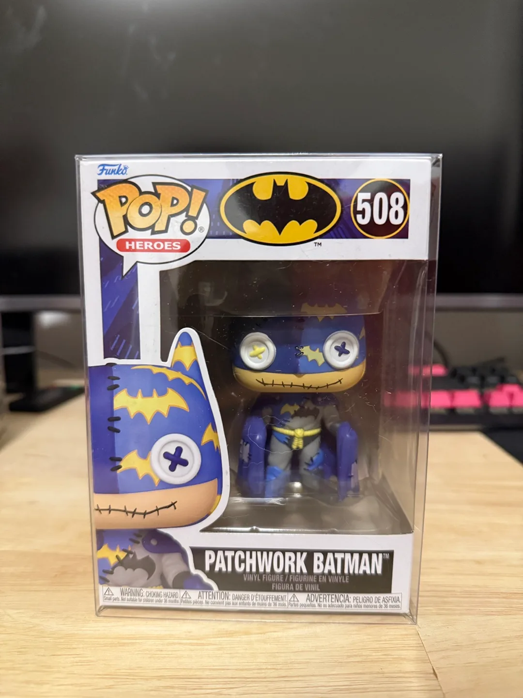 Funko Pop! Heroes Patchwork Batman #508 thumbnail