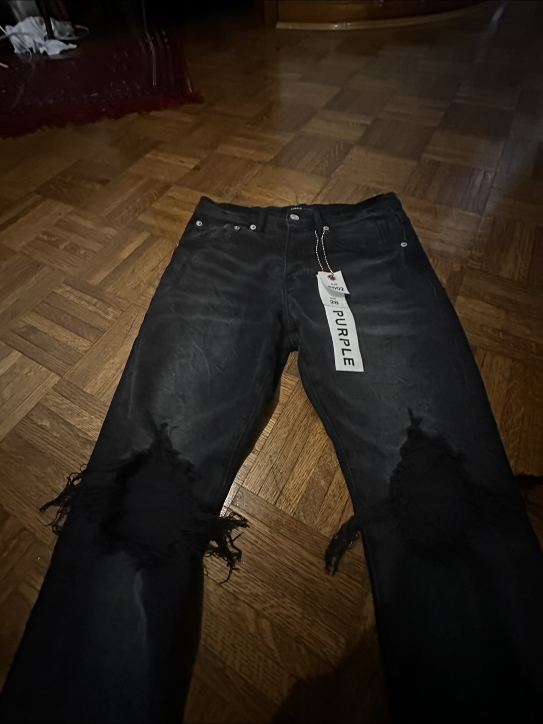 Purple jeans size 28 - photo 4