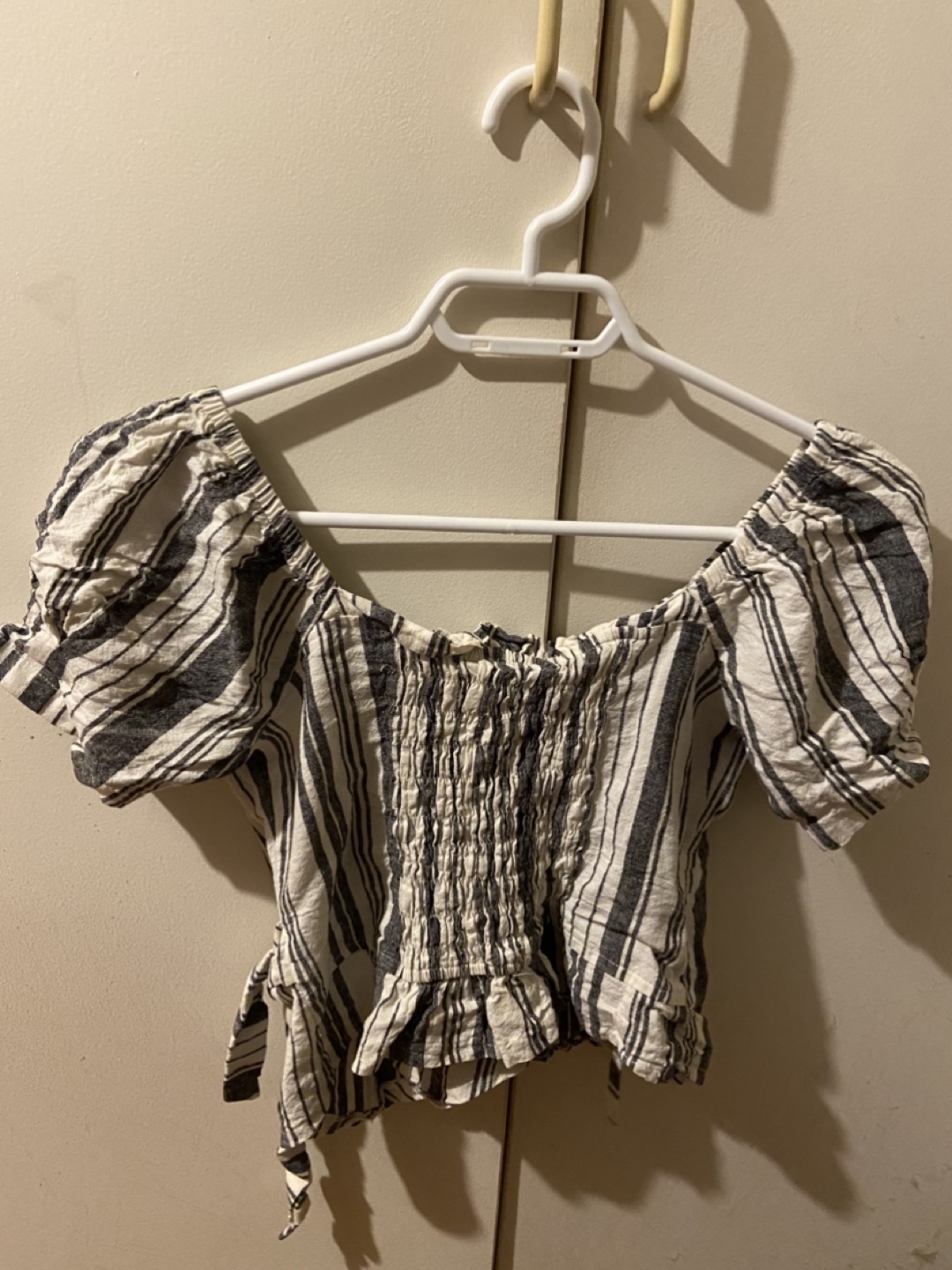 Happy Zoo Striped Crop Top - Size Small - photo 2