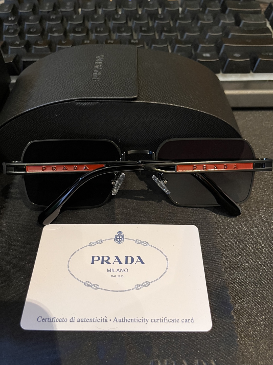 Prada Black Sunglasses with Case - photo 3