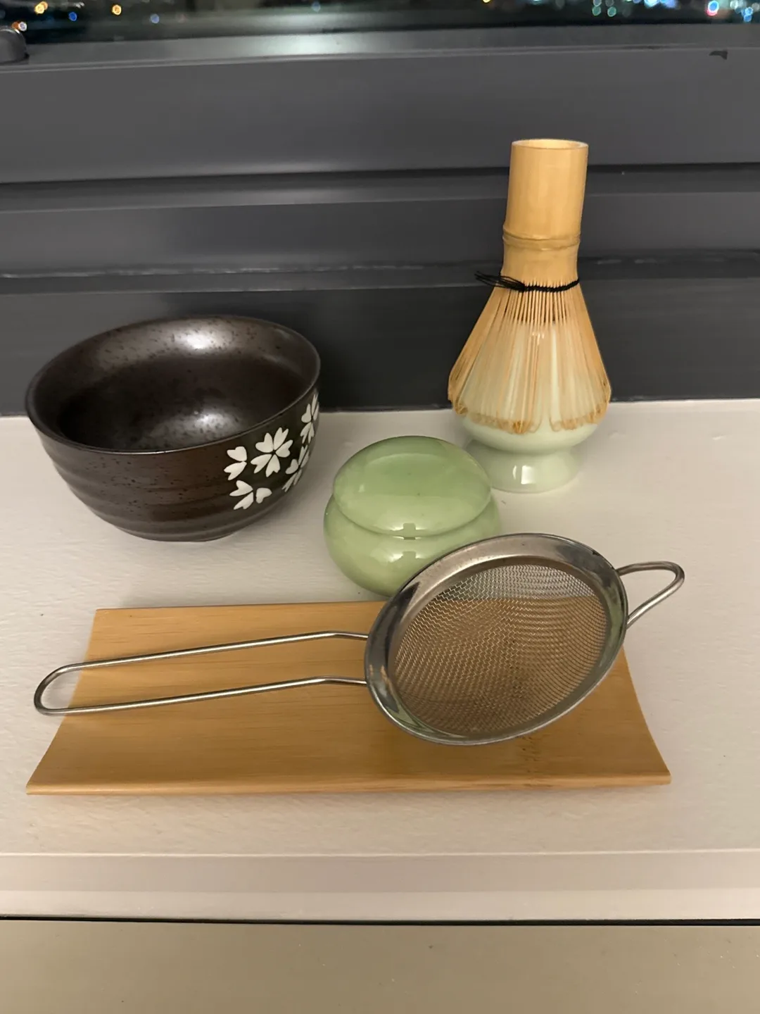 Bamboo Matcha Whisk Set thumbnail