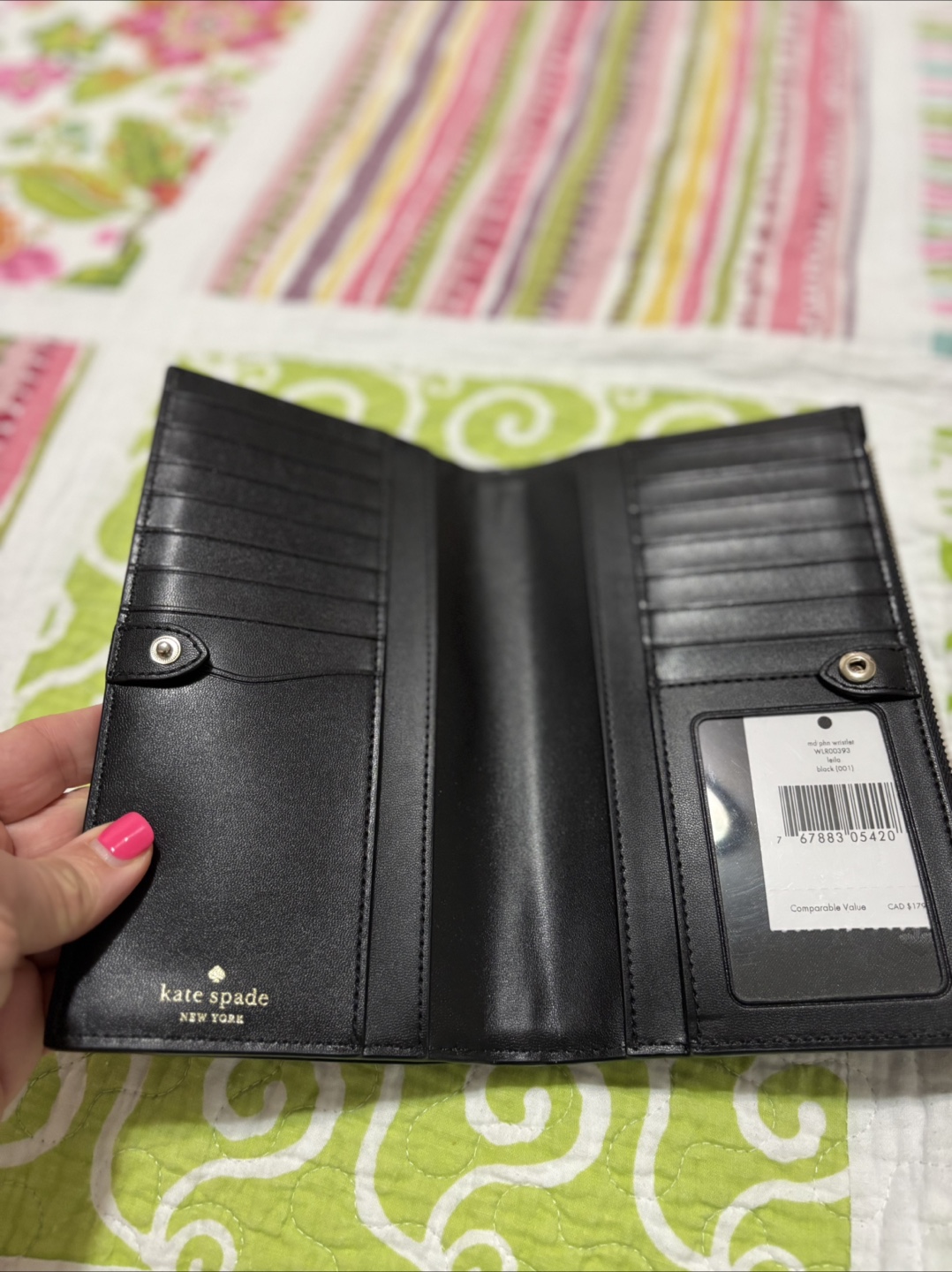 Kate Spade Black Leather Wallet - photo 2