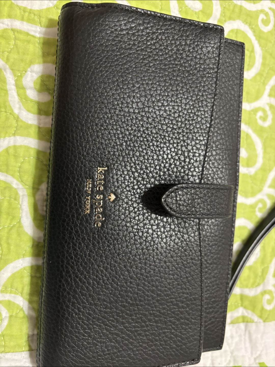 Kate Spade Black Leather Wallet