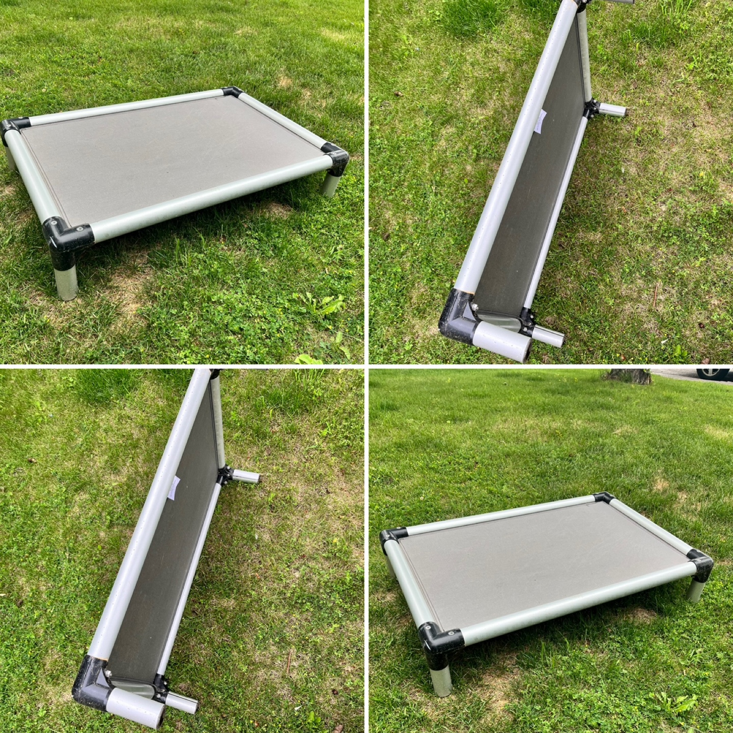 Elevated Dog Bed - Grey