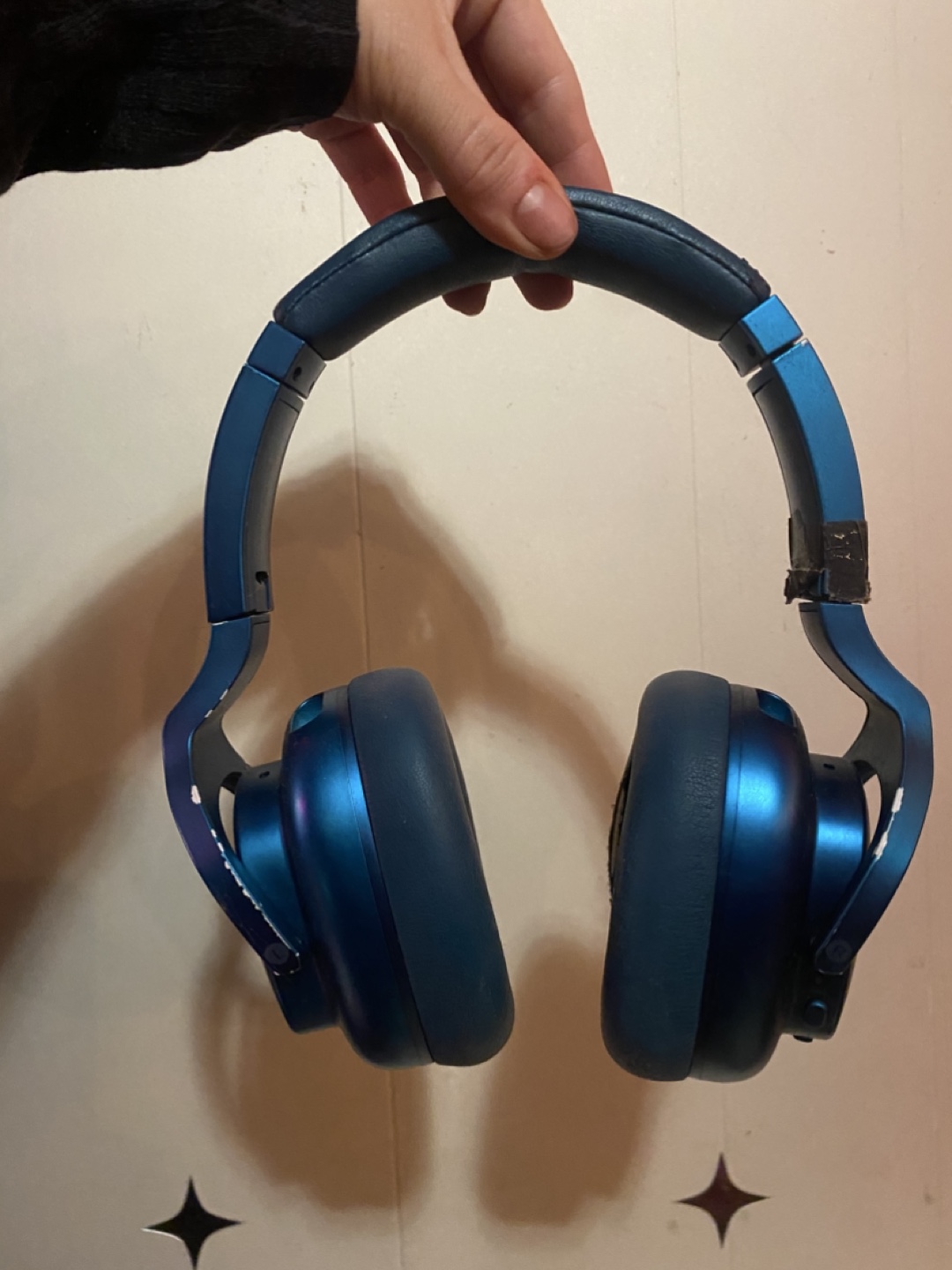 Teal headphones