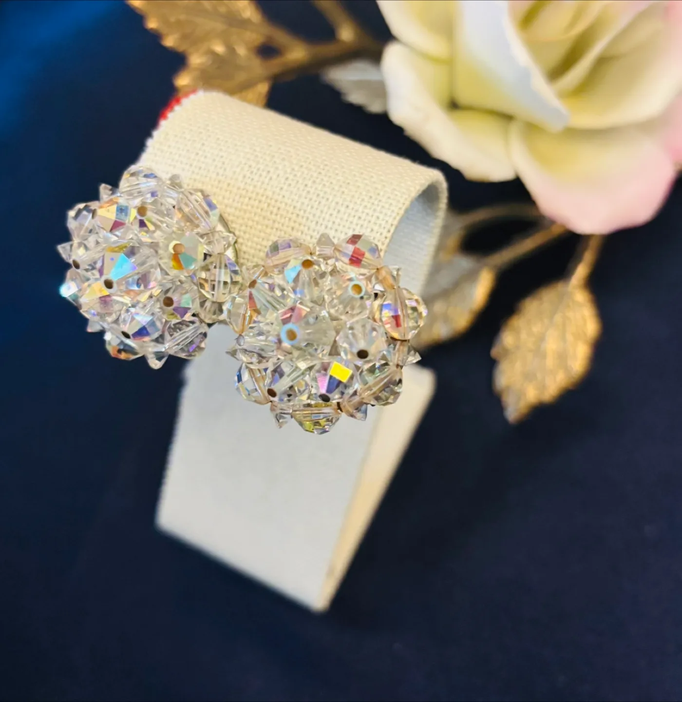 Laguna Crystal Clip-on Earrings thumbnail