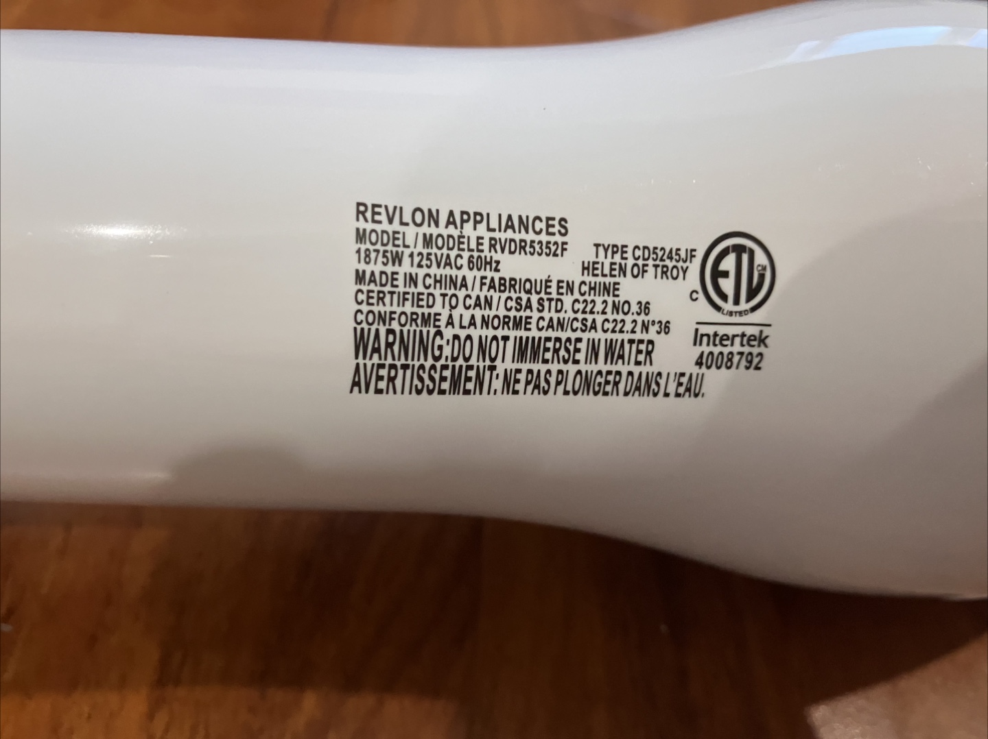 Revlon hair dryer - photo 3