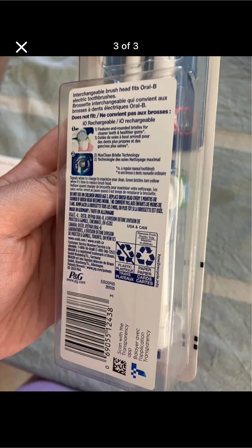 Oral b toothbrush heads *5 image indicator(3)