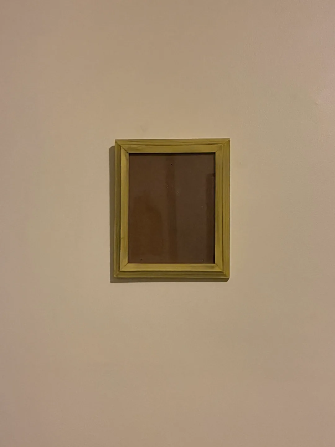 Yellow Wooden Picture Frame thumbnail