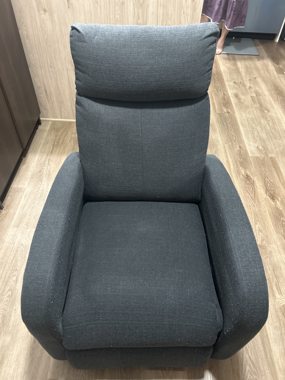 Push back Chair Recliner - Grey - photo 2