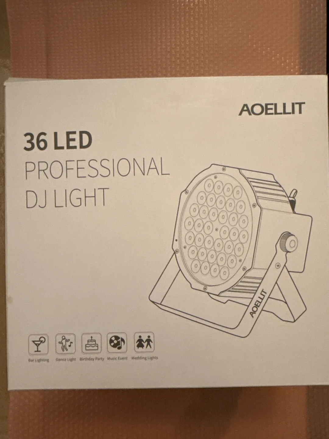 AOELLIT 36 LED Professional DJ Light thumbnail