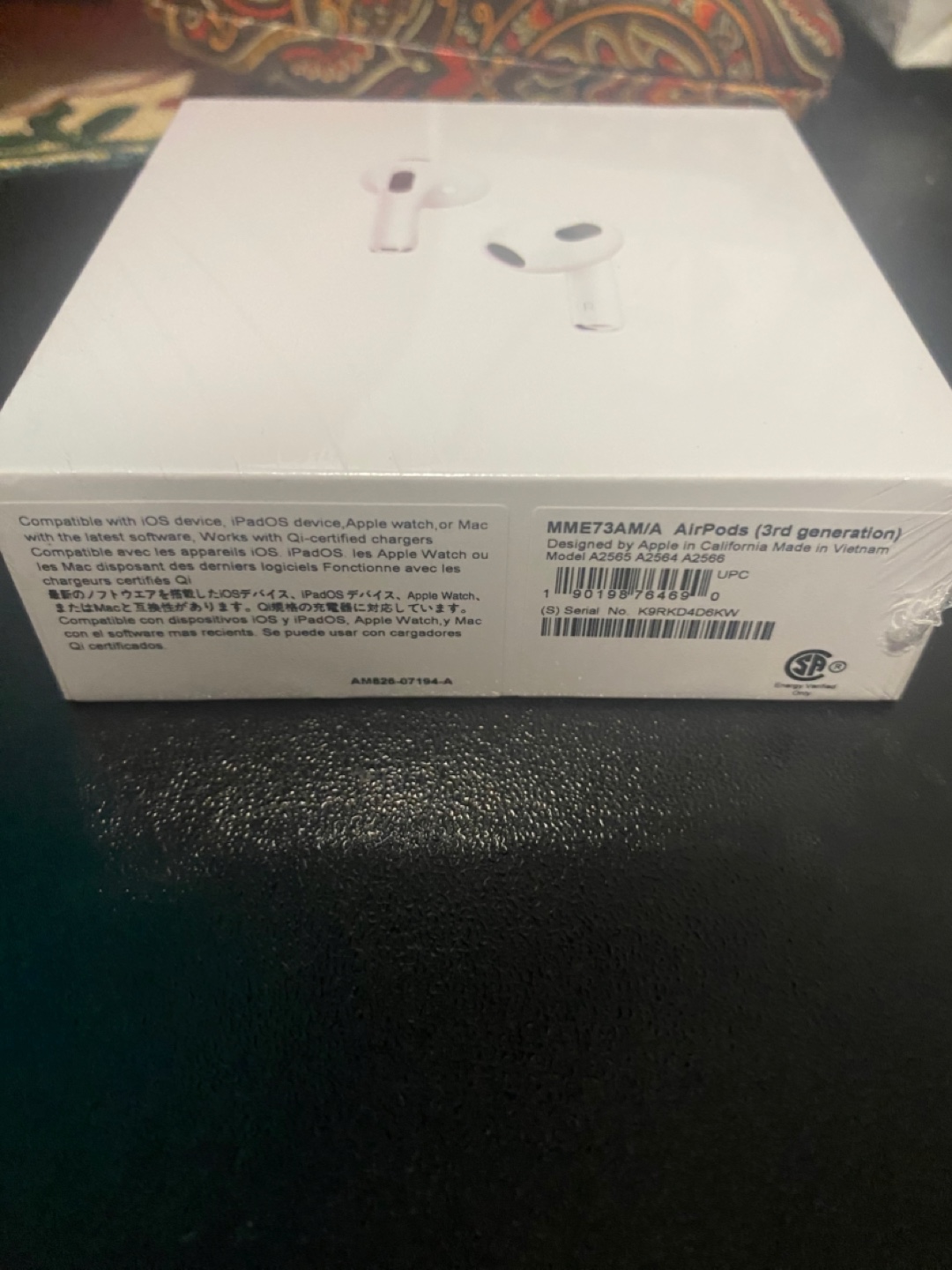 Brand New Apple AirPods 3rd Gen Warranty Included - photo 3