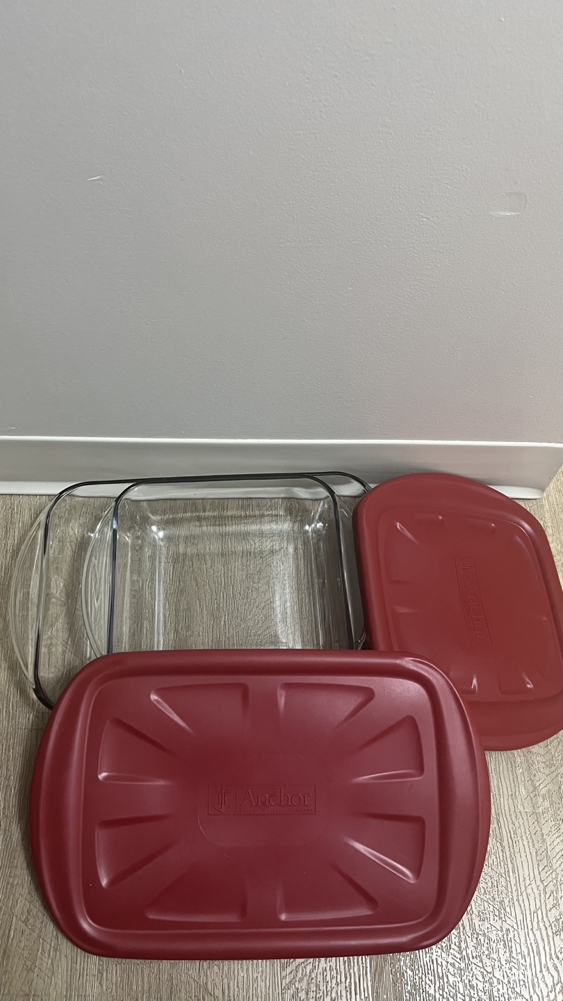 Anchor Hocking Glass Bakeware Set with Lids - photo 2