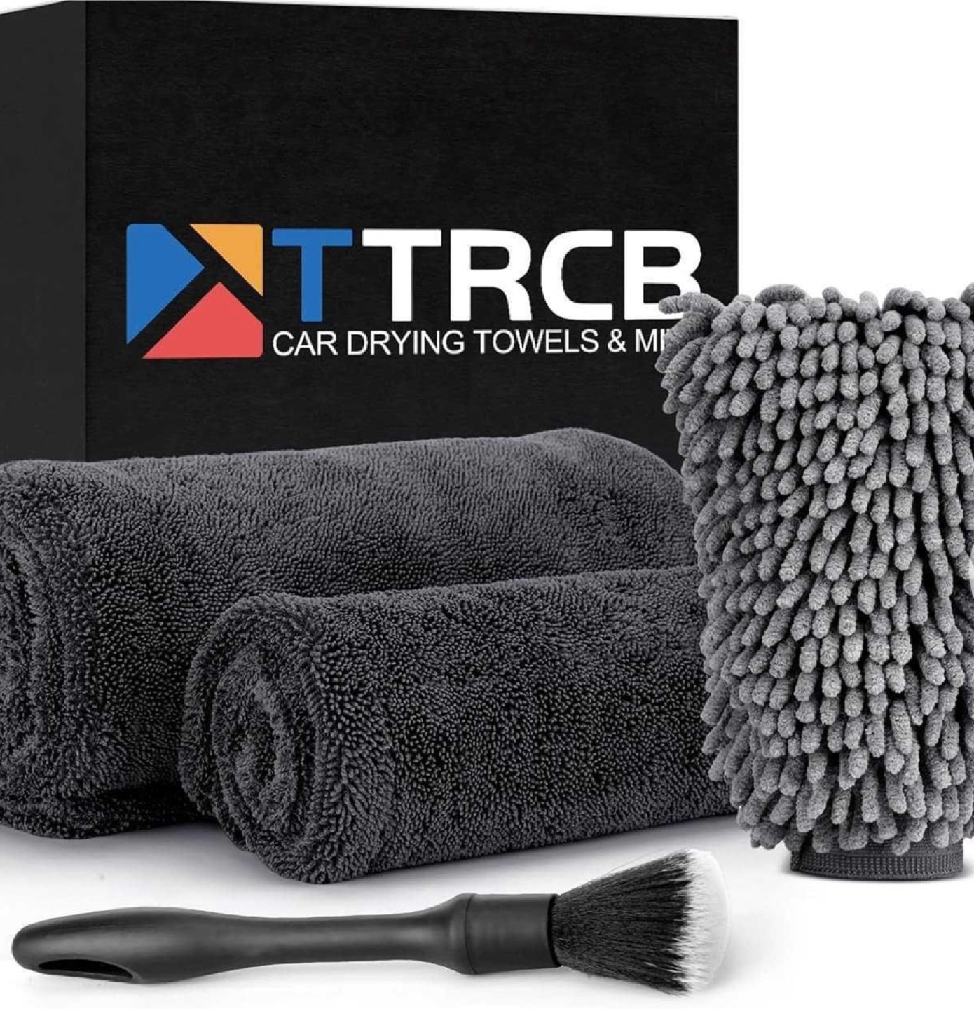 TTRCB Car Drying Towels & Mitt Kit