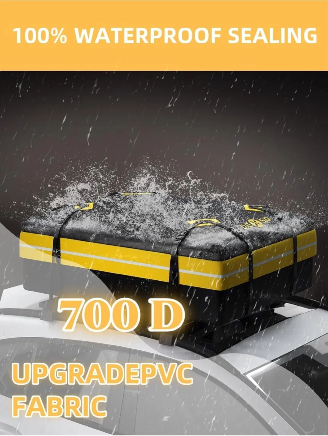 DEXSO Car Roof Bag Cargo Carrier - Waterproof image indicator(3)