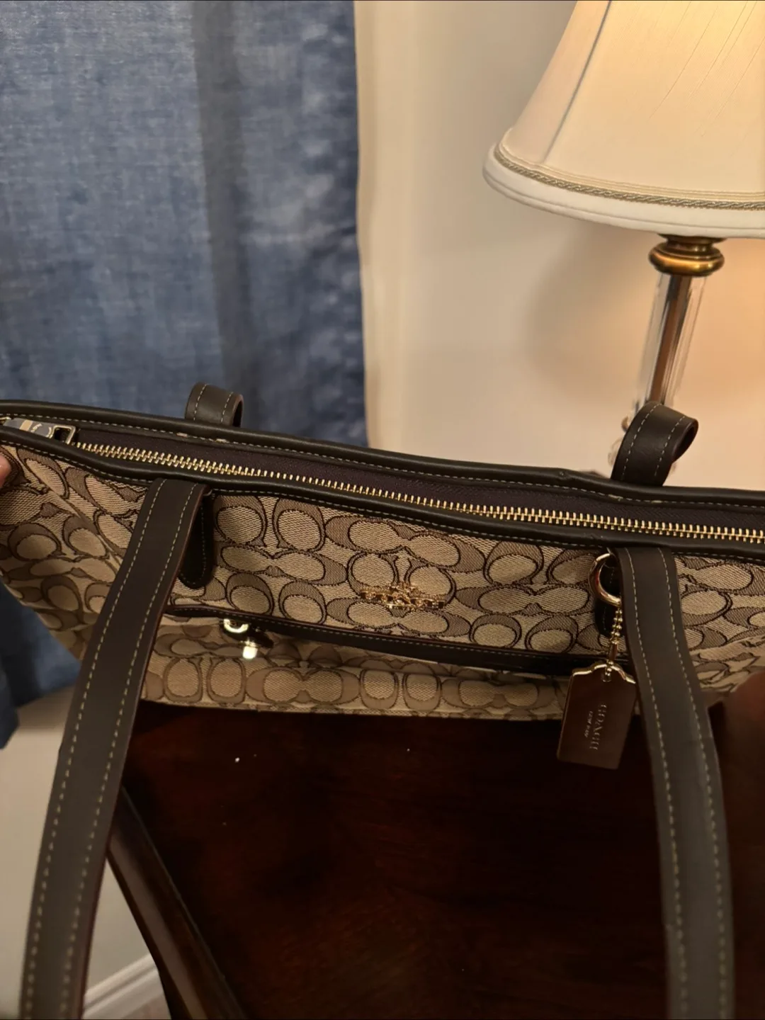 Coach Signature East West Tote image indicator(5)