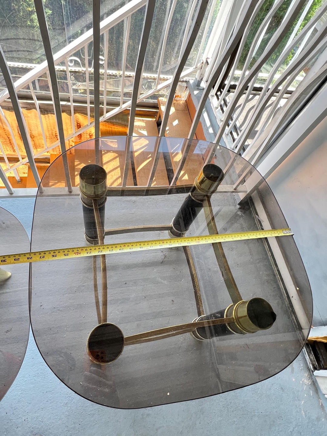 Glass Top Coffee Table Set - photo 2