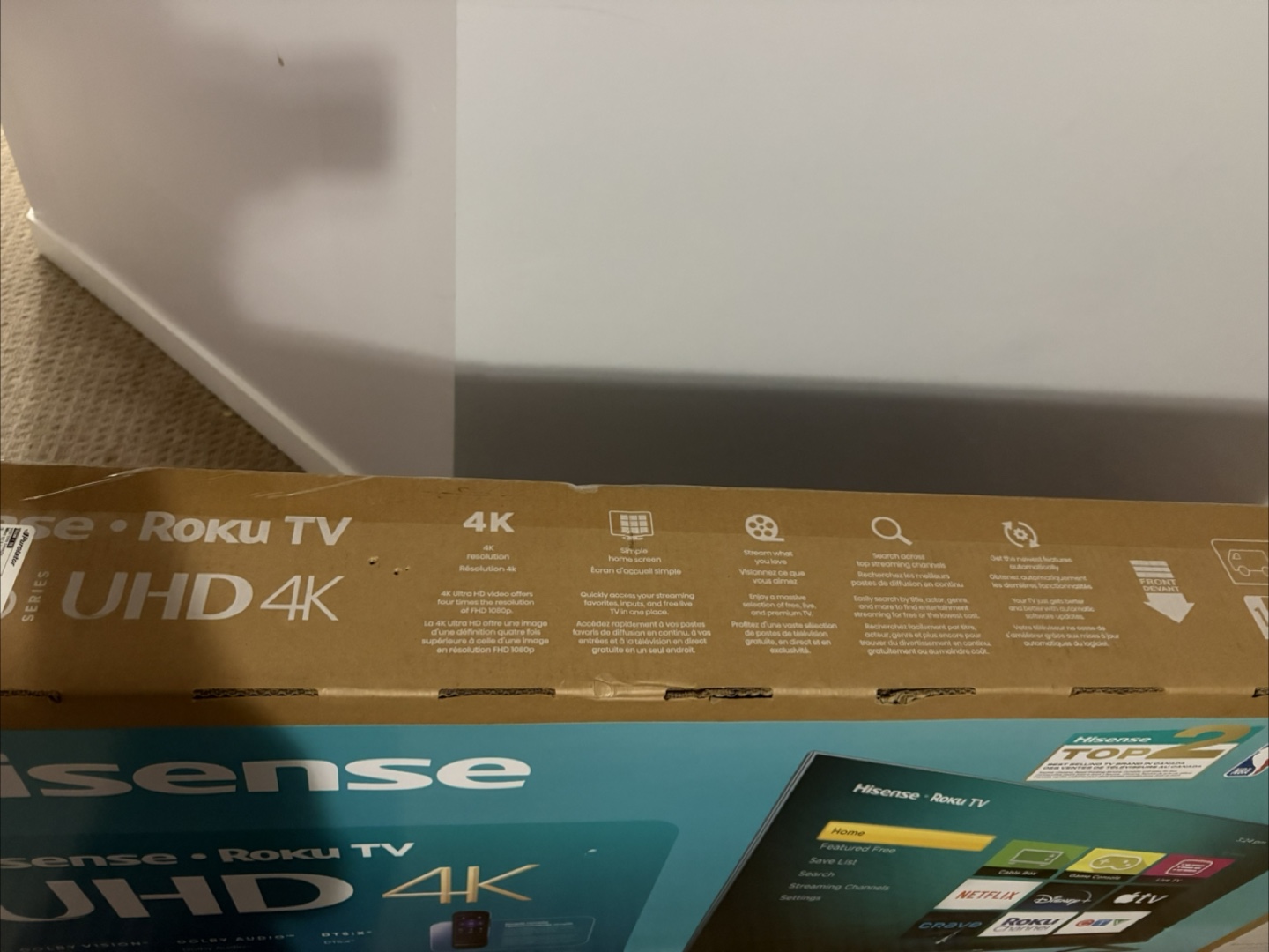 Hisense Roku TV UHD 4K 58 inch - photo 3